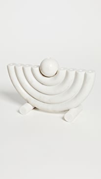 Jonathan Adler - Bullseye Menorah - Marble - 31814