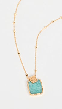 Missoma - Amazonite Lena Charm Necklace