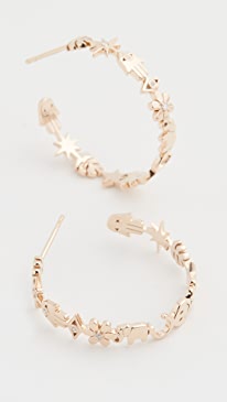 Sydney Evan - 14k Medium Icon Hoops