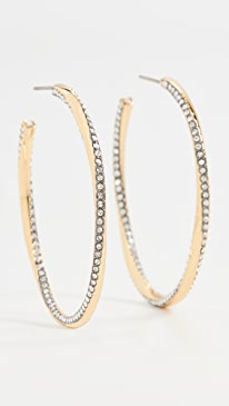 DEMARSON - Medium Atlas Twist Hoops