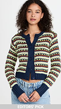 English Factory - Multi Stripe Cardigan