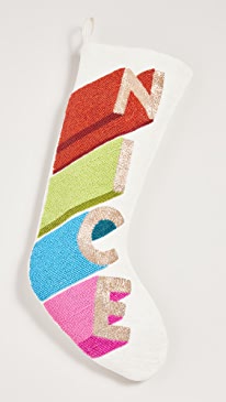 Jonathan Adler - Nice Embellished Stocking