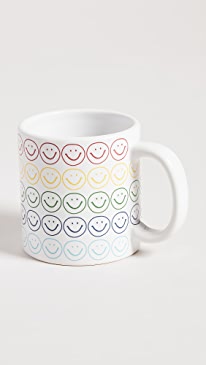 Kerri Rosenthal - Sweet Stripes Mr. Smiley Mug