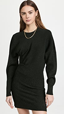 GANNI - Melange Knit Mini Dress