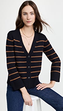 Vince - Breton Stripe Cardigan