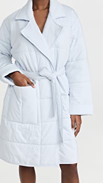 Skin - Sonya Short Quilted Robe