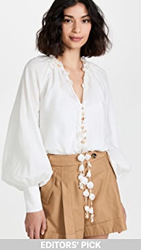 Zimmermann - Postcard Shell Blouse