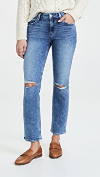 PAIGE - Amber Walkabout Destructed Jeans