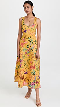 Zimmermann - Tropicana Cut Out Midi Dress