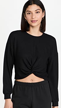 Beyond Yoga - Twist It Fate Cropped Pullover