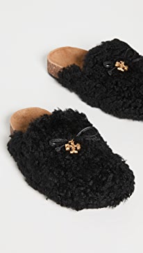 Tory Burch - Tory Charm Mammoth Mules