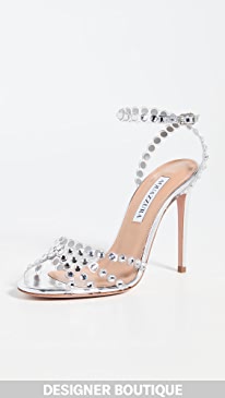 Aquazzura - Tequila Plexi Sandals 105