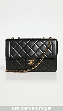 What Goes Around Comes Around - Chanel Black Lambskin Bordertab