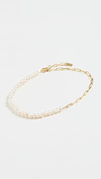 Adina's Jewels - Pearl X Link Anklet