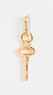 Missoma - Gold Key Single Drop Earring