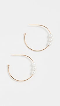 Zoe Chicco - 14k Gold Medium Hoop Earrings