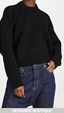 Alexander Wang - Mock Neck Drape Back Pullover