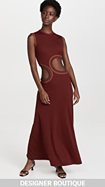 Christopher Esber - Multi Paisley Cut Torso Dress