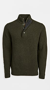 Barbour - Barbour Patch Half Zip Sweater