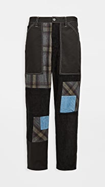 J.W. Anderson - Cropped Patchwork Fatigue Trousers