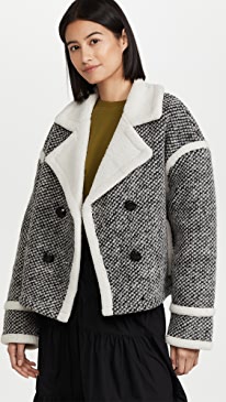 Essentiel Antwerp - Anagram Faux Fur Jacket