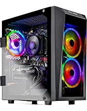 SkyTech Blaze II Gaming Computer PC Desktop – AMD Ryzen 3 3100 4-Core 3.6 GHz, GTX 1650 4G, 500G SSD, 8GB DDR4 3000, AC WiFi, RGB Fans, Windows 10 Home 64-bit