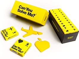 Can You Solve Me? 12 Puzzle Gift Set - Challenging Tangram, IQ Toy, Brainteaser, Mind Game for Children + Adults...