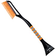 AstroAI 27” Snow Brush and Detachable Ice Scraper with Ergonomic Foam Grip for Cars, Trucks, SUVs (Heavy Duty 