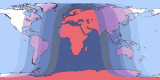 Map of 4 Apr 2061 eclipse viewability