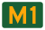 AUS Alphanumeric Route M1.svg