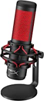 HyperX QuadCast - USB Condenser Gaming Microphone, for PC, PS4, PS5 and Mac, Anti-Vibration Shock Mount, Four Polar...