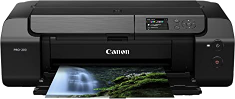 Canon PIXMA PRO-200 Wireless Professional Color Photo Printer, Prints up to 13"X 19", 3.0" Color LCD Screen, & Layout...