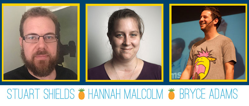 wordcamp sunshine coast speakers - stuart shields, hannah marcom, bryce adams