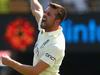 *APAC Sports Pictures of the Week - 2021, December 13* - BRISBANE, AUSTRALIA - DECEMBER 09: Mark Wood of England celebrates dismissing Steve Smith of Australia during day two of the First Test Match in the Ashes series between Australia and England at The Gabba on December 09, 2021 in Brisbane, Australia. (Photo by Chris Hyde/Getty Images)