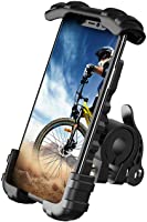 Lamicall Soporte Movil Bicicleta, Soporte Motocicleta - Rotación 360° Soporte Manillar para iPhone 12 Mini, 12 Pro Max,...