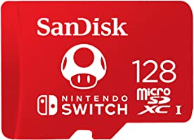 SanDisk microSDXC UHS-I Tarjeta para Nintendo Switch 128GB, Producto con Licencia de Nintendo