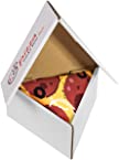 Pizza Socks Box Slice Pepperoni - Mujer Hombre - 1 par de Calcetines - Tamaño 41-46