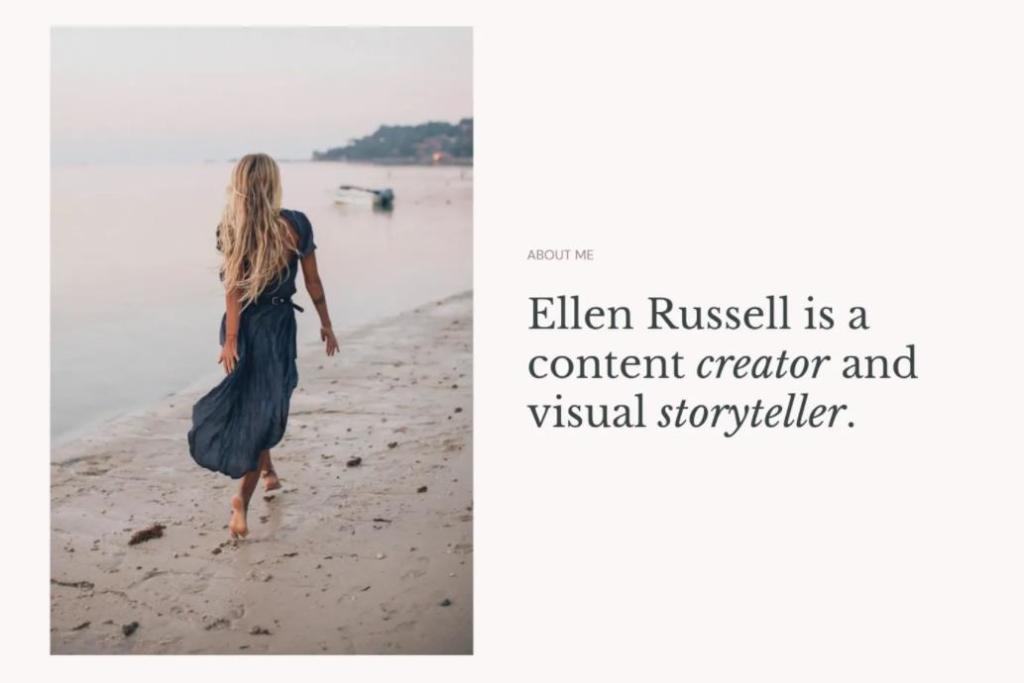 The Russell website theme on WordPress.com