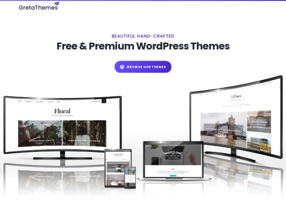 GretaThemes homepage