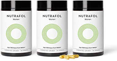 Nutrafol Women Hair Growth For Thicker, Stronger Hair (4 Capsules Per Day) (3 Months Supply)