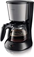 PHILIPS Daily Dripfilter Coffee Machine - HD7457/20, 1.2L for 10-15 cups, Drip stop, dishwasher proof, glass jug, black...