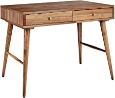 Amazon Brand – Rivet Classic Desk, 37.4"W, Walnut