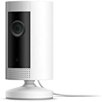 Introducing Ring Indoor Cam | Compact Plug-In HD security camera with Two-Way Talk, white, Works with Alexa