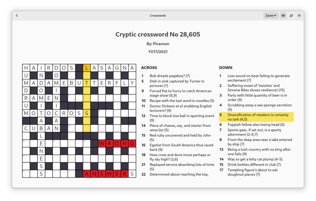 Guardian cryptic No 28,605