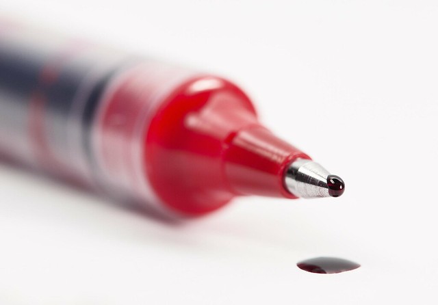 The red pen bleeds during term paper season... (11/52)