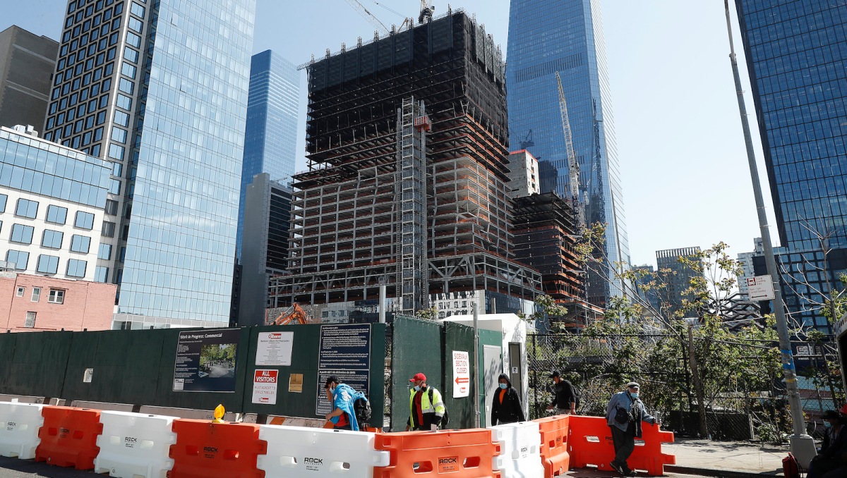 a building under construction in new york city