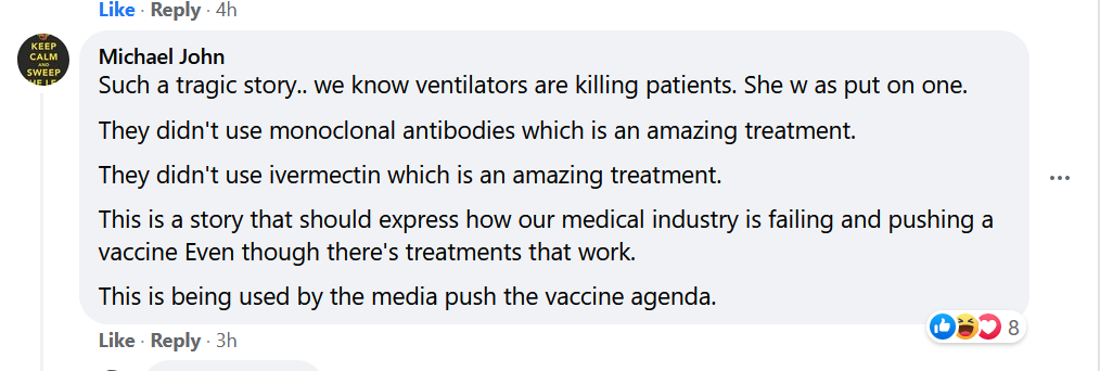 COVID anti-vaxxer