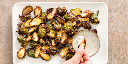 Roasted brussels sprouts.