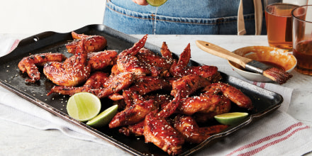 Just a two to four minutes under the broiler yields a crispy wing that's bursting with flavor.