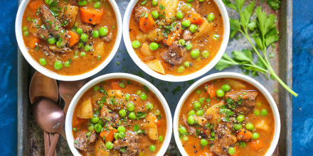 Chungah Rhee's Instant Pot Beef Stew is the perfect laid-back St. Patrick's Day Sunday meal. 